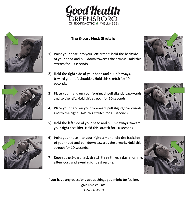 3-part Neck stretch 3-part Neck stretch